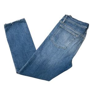 FRAME Denim L'Homme Skinny Light Wash Distressed Jeans - Men's 34